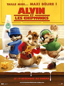 Affiche de Alvin et les Chipmunks, film à voir en streaming sur Pygargue