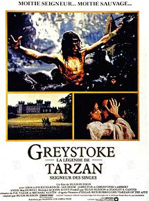 Affiche de Greystoke, la légende de Tarzan, film à voir en streaming sur Pygargue