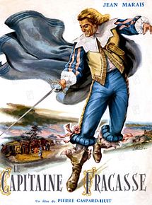 Affiche de Le Capitaine Fracasse, film à voir en streaming sur Pygargue