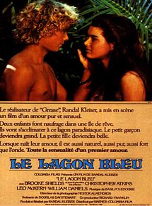 Affiche de Le Lagon Bleu, film à voir en streaming sur Pygargue