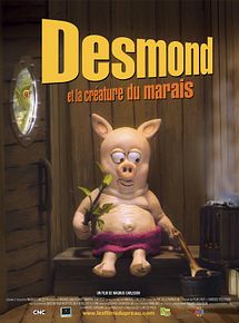 Affiche de Desmond et la créature du marais, film à voir en streaming sur Pygargue