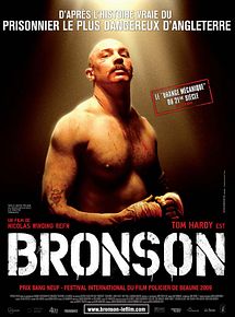 Affiche de Bronson, film à voir en streaming sur Pygargue