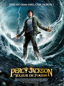 Affiche de Percy Jackson : le voleur de foudre, film à voir en streaming sur Pygargue