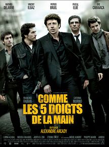 Affiche de Comme les 5 doigts de la main, film à voir en streaming sur Pygargue