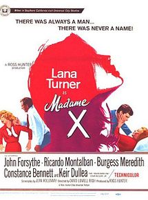 Affiche de Madame X, film à voir en streaming sur Pygargue