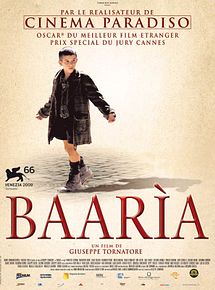 Affiche de Baaria, film à voir en streaming sur Pygargue
