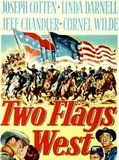 Affiche de Two Flags West, film à voir en streaming sur Pygargue
