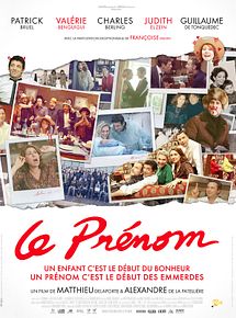 Affiche de Le Prénom, film à voir en streaming sur Pygargue