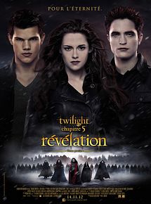 Affiche de Twilight - Chapitre 5 : Révélation 2e partie, film à voir en streaming sur Pygargue