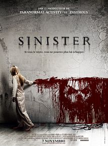 Affiche de Sinister, film à voir en streaming sur Pygargue