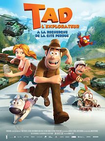 Affiche de Tad l'explorateur : A la recherche de la Cité perdue, film à voir en streaming sur Pygargue