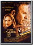 Affiche de Pour l'amour du jeu, film à voir en streaming sur Pygargue