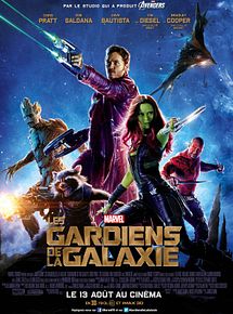 Affiche de Les Gardiens de la Galaxie, film à voir en streaming sur Pygargue