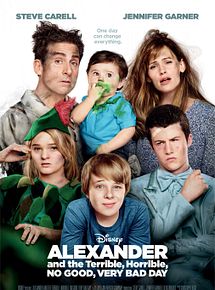 Affiche de Alexander et sa journée épouvantablement terrible et affreuse, film à voir en streaming sur Pygargue