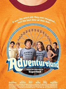 Affiche de Adventureland : un job d'été à éviter, film à voir en streaming sur Pygargue