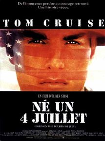 Affiche de Né un 4 juillet, film à voir en streaming sur Pygargue