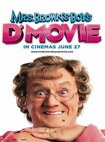 Affiche de Mrs. Brown's Boys D'Movie, film à voir en streaming sur Pygargue