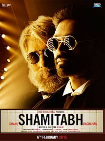 Affiche de Shamitabh, film à voir en streaming sur Pygargue