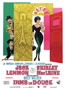 Affiche de Irma La douce, film à voir en streaming sur Pygargue