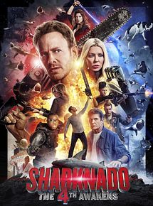 Affiche de Sharknado: The 4th Awakens, film à voir en streaming sur Pygargue