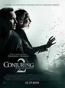 Affiche de Conjuring 2 : Le Cas Enfield, film à voir en streaming sur Pygargue