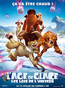 Affiche de L'Âge de Glace : les Lois de l'Univers, film à voir en streaming sur Pygargue