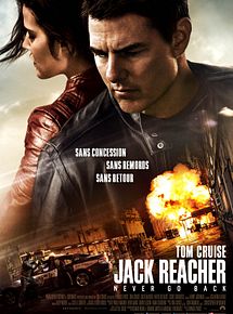 Affiche de Jack Reacher: Never Go Back, film à voir en streaming sur Pygargue