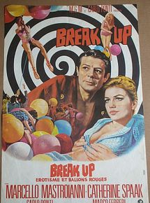 Affiche de Break-up, erotisme et ballons rouges, film à voir en streaming sur Pygargue