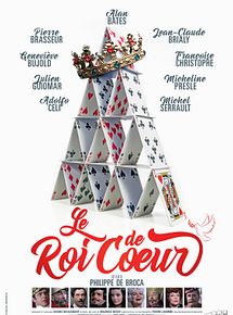 Affiche de Le Roi de cœur, film à voir en streaming sur Pygargue