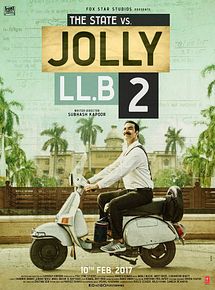 Affiche de Jolly LLB 2, film à voir en streaming sur Pygargue
