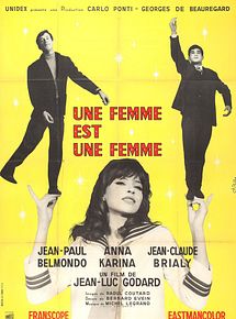 Affiche de Une Femme est une femme, film à voir en streaming sur Pygargue