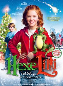 Affiche de Lilli la petite sorcière, le dragon et le sortilège de Noël, film à voir en streaming sur Pygargue