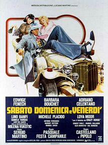 Affiche de Sabato, domenica e venerdì, film à voir en streaming sur Pygargue