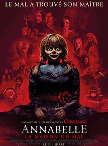 Affiche de Annabelle – La Maison Du Mal, film à voir en streaming sur Pygargue