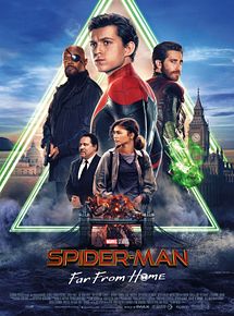 Affiche de Spider-Man: Far From Home, film à voir en streaming sur Pygargue