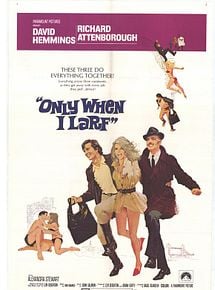 Affiche de Only When I Larf, film à voir en streaming sur Pygargue