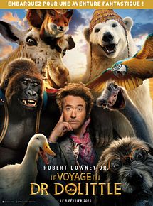 Affiche de Le Voyage du Dr Dolittle, film à voir en streaming sur Pygargue