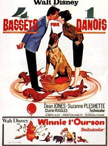 Affiche de Quatre bassets pour un danois, film à voir en streaming sur Pygargue
