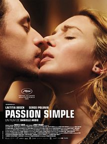 Affiche de Passion Simple, film à voir en streaming sur Pygargue
