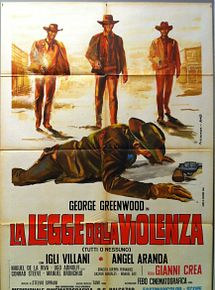 Affiche de La Loi de la violence, film à voir en streaming sur Pygargue
