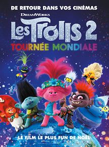 Affiche de Les Trolls 2 - Tournée mondiale, film à voir en streaming sur Pygargue