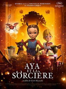Affiche de Aya et la sorcière, film à voir en streaming sur Pygargue