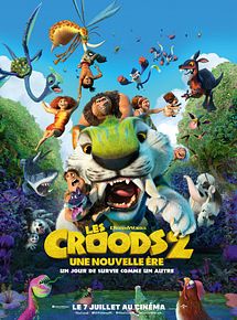 Affiche de Les Croods 2 : une nouvelle ère, film à voir en streaming sur Pygargue