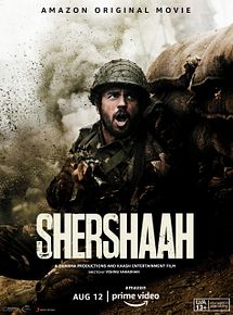 Affiche de Shershaah, film à voir en streaming sur Pygargue