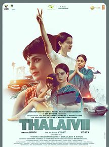 Affiche de Thalaivi, film à voir en streaming sur Pygargue