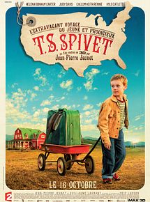 Affiche de L'Extravagant voyage du jeune et prodigieux T.S. Spivet, film à voir en streaming sur Pygargue