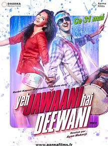Affiche de Yeh Jawaani Hai Deewani, film à voir en streaming sur Pygargue