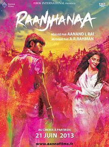 Affiche de Raanjhanaa, film à voir en streaming sur Pygargue