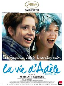 Affiche de La Vie d'Adèle - Chapitres 1 et 2, film à voir en streaming sur Pygargue