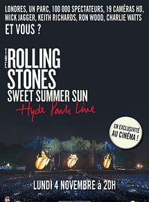 Affiche de The Rolling Stones - Hyde Park Live, film à voir en streaming sur Pygargue